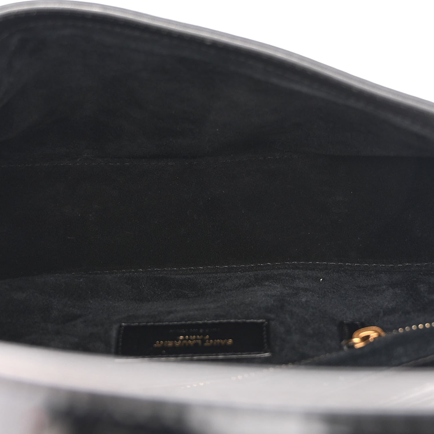 Saint Laurent Patent Le 5 A 7 Hobo Black 5 of 13