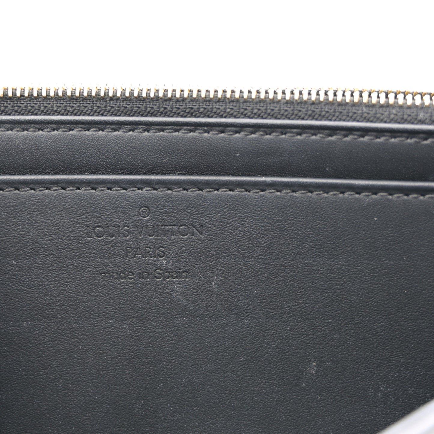 Patent Louise Clutch Black