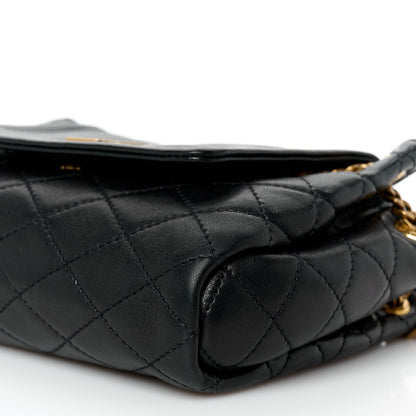 Saint Laurent Lambskin Quilted Monogram Mini Nolita Black 10 of 10