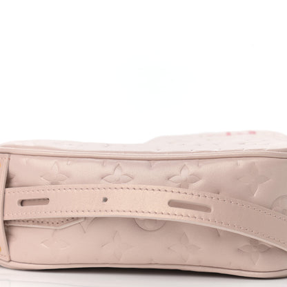 Louis Vuitton Lambskin Embossed Monogram Fall In Love Sac Coeur Light Pink 7 of 8