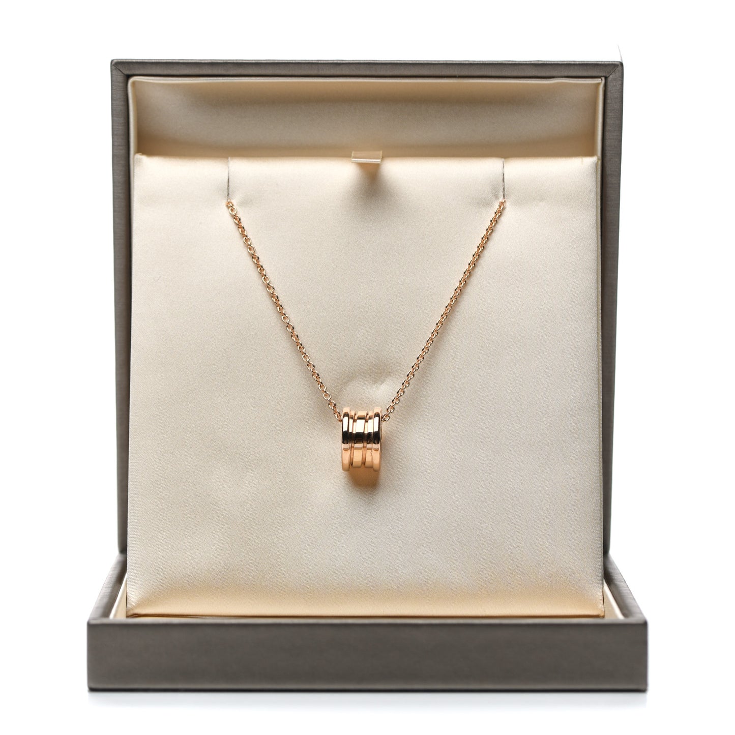 18K Rose Gold B.Zero1 Pendant Necklace