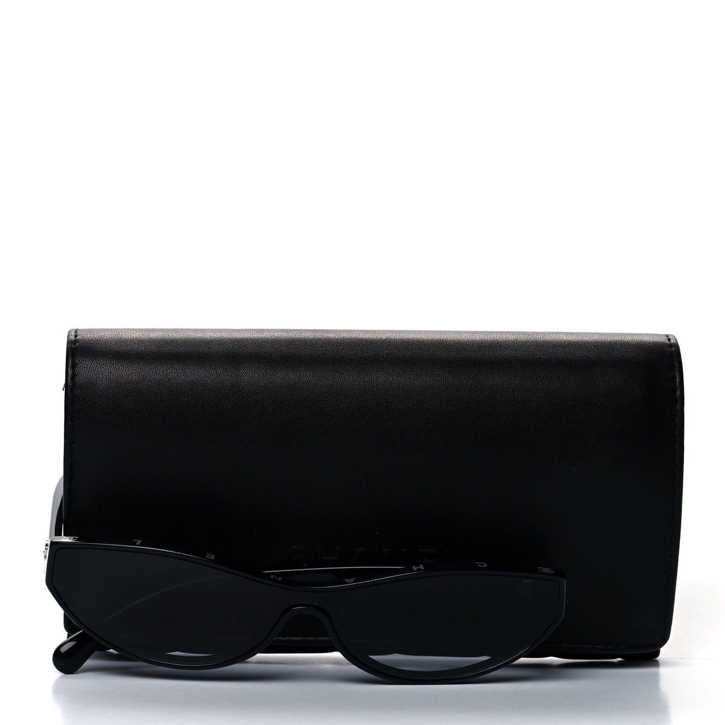 Acetate CC Cat Eye Sunglasses S415 Black