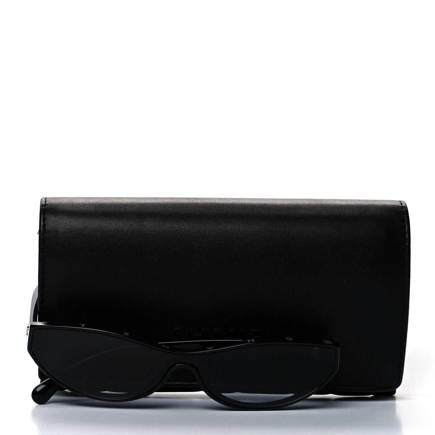 Chanel Acetate CC Cat Eye Sunglasses S415 Black 8 of 8