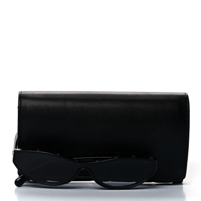 Chanel Acetate CC Cat Eye Sunglasses S415 Black 8 of 8