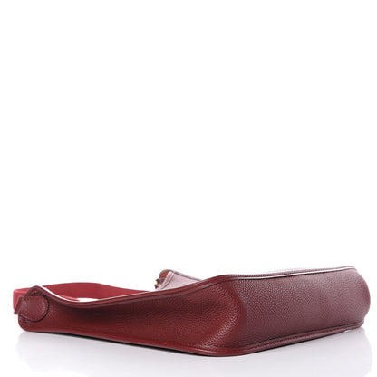Hermes Togo Vespa PM Rouge H 3 of 12