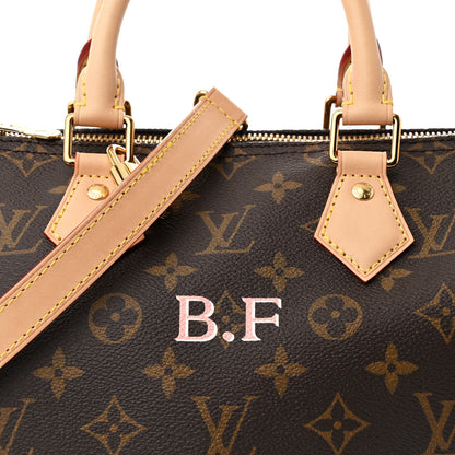 Louis Vuitton Monogram My LV Heritage Speedy Bandouliere 25 Light Pink White 7 of 10