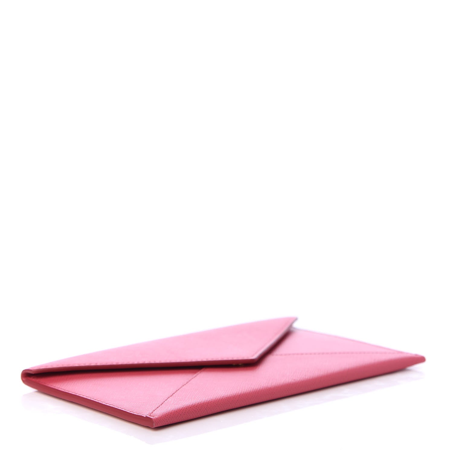 Prada Saffiano Envelope Wallet Peonia 4 of 7