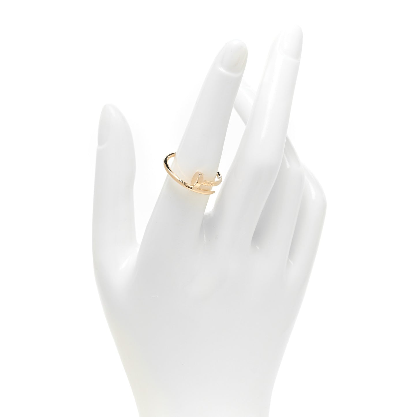 18K Yellow Gold Small Juste Un Clou Ring 56 7.5