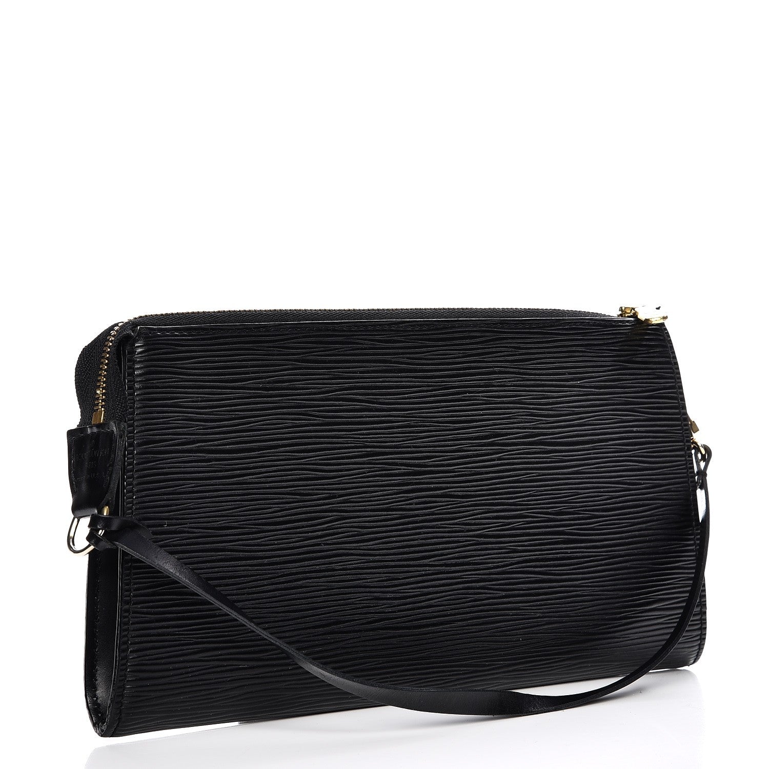 Louis Vuitton Epi Pochette Accessories 24 Black 3 of 9