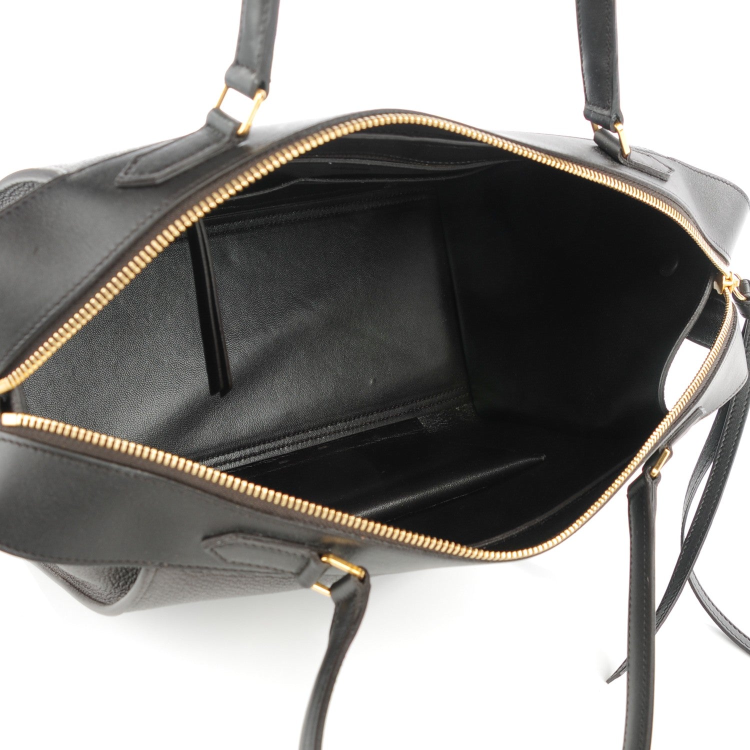 Celine Goatskin Smooth Calfskin Small Ring Bag Dark Taupe 5 of 6