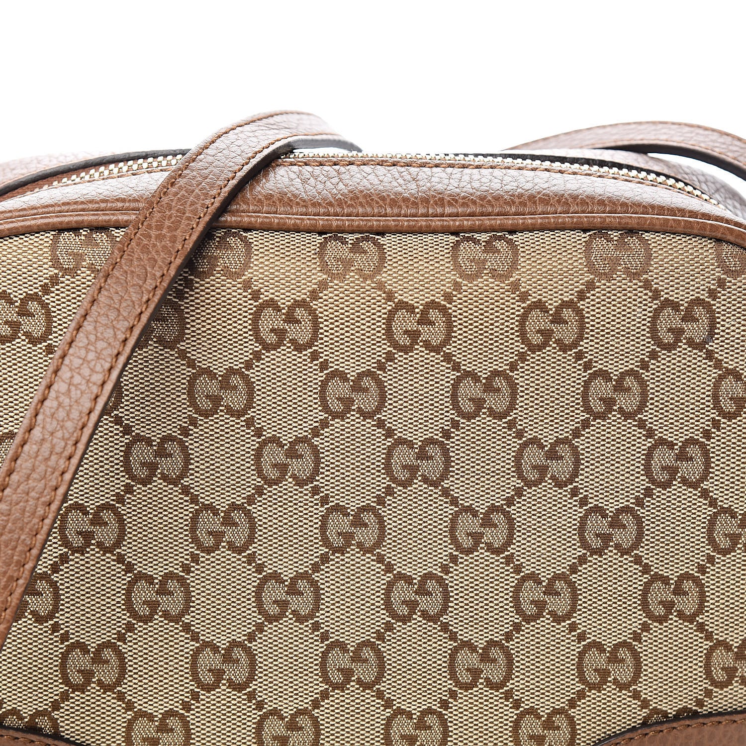 Gucci Monogram Mini Bree Messenger Bag Beige Tabacco 10 of 10