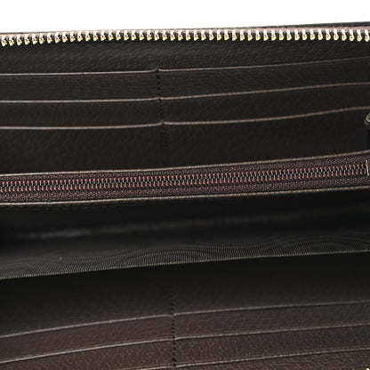Gucci GG Supreme Monogram Web Ophidia Zip Around Wallet Brown 5 of 8