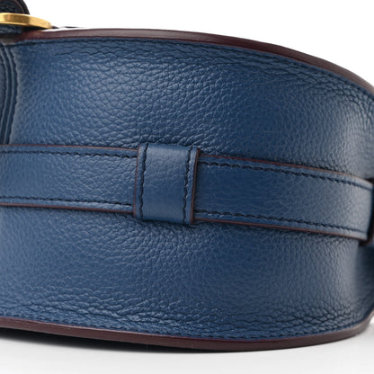 Chloe Calfskin Small Marcie Round Crossbody Bag Deep Denim 10 of 10
