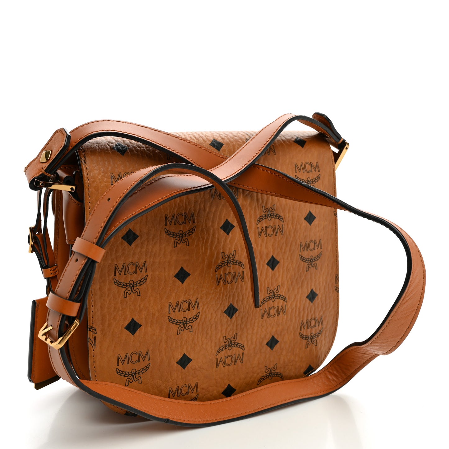 Visetos Patricia Crossbody Bag Cognac