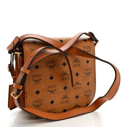 MCM Visetos Patricia Crossbody Bag Cognac 3 of 9