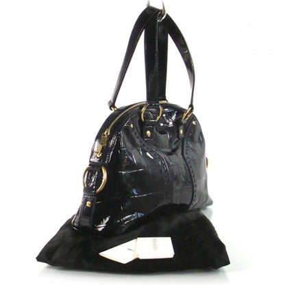 Saint Laurent Patent Medium MUSE Navy 3 of 8
