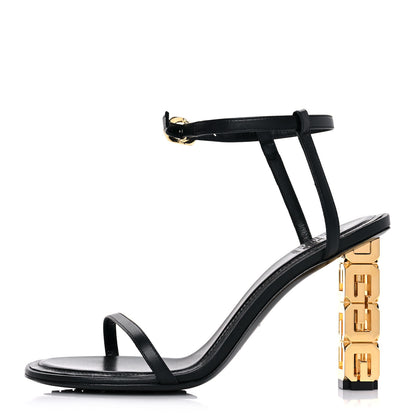 Givenchy Smooth Nappa G Cube 85mm Sandals 38 Black 1 of 11