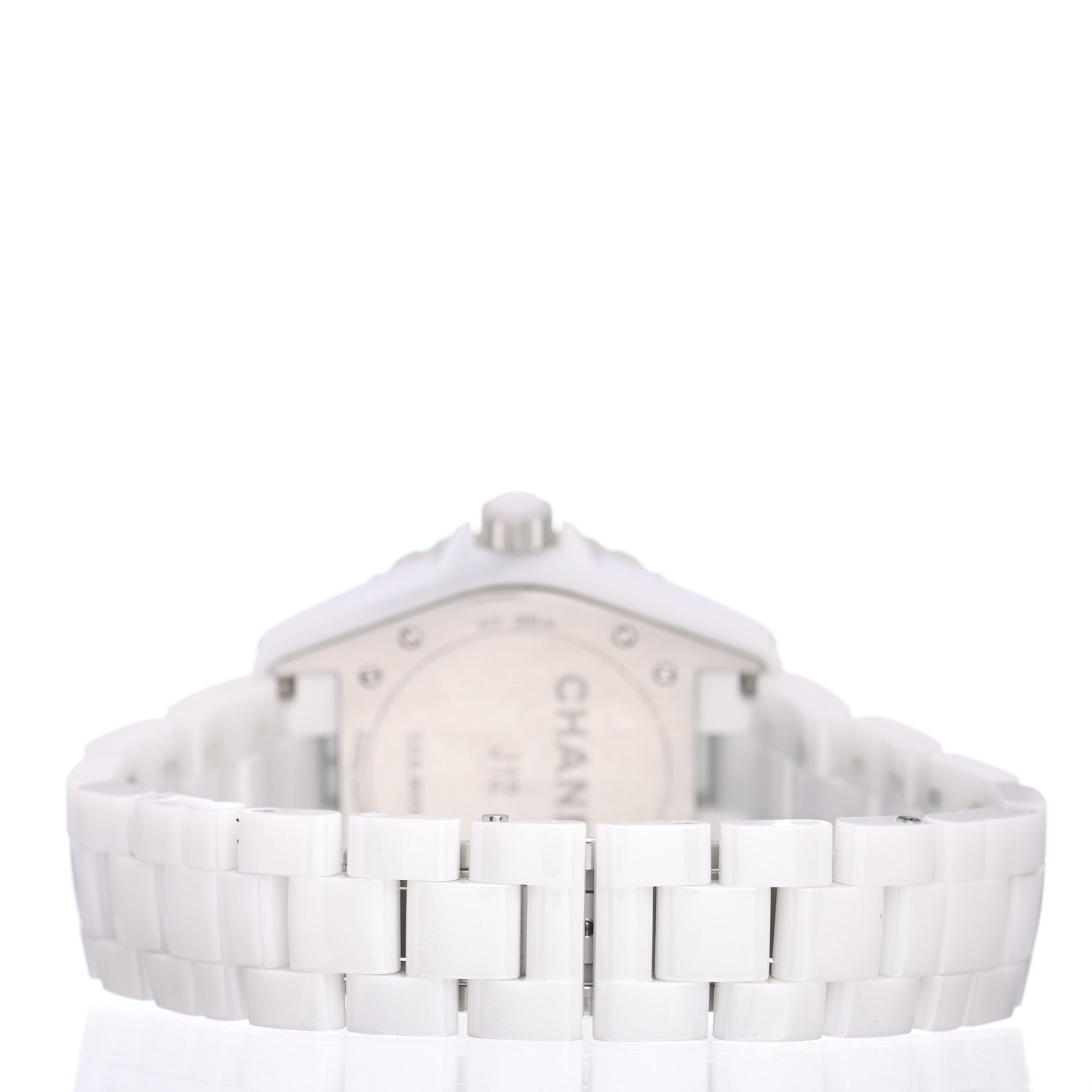 Chanel Stainless Steel Ceramic 38mm J12 Automatic Watch White 3 of 5