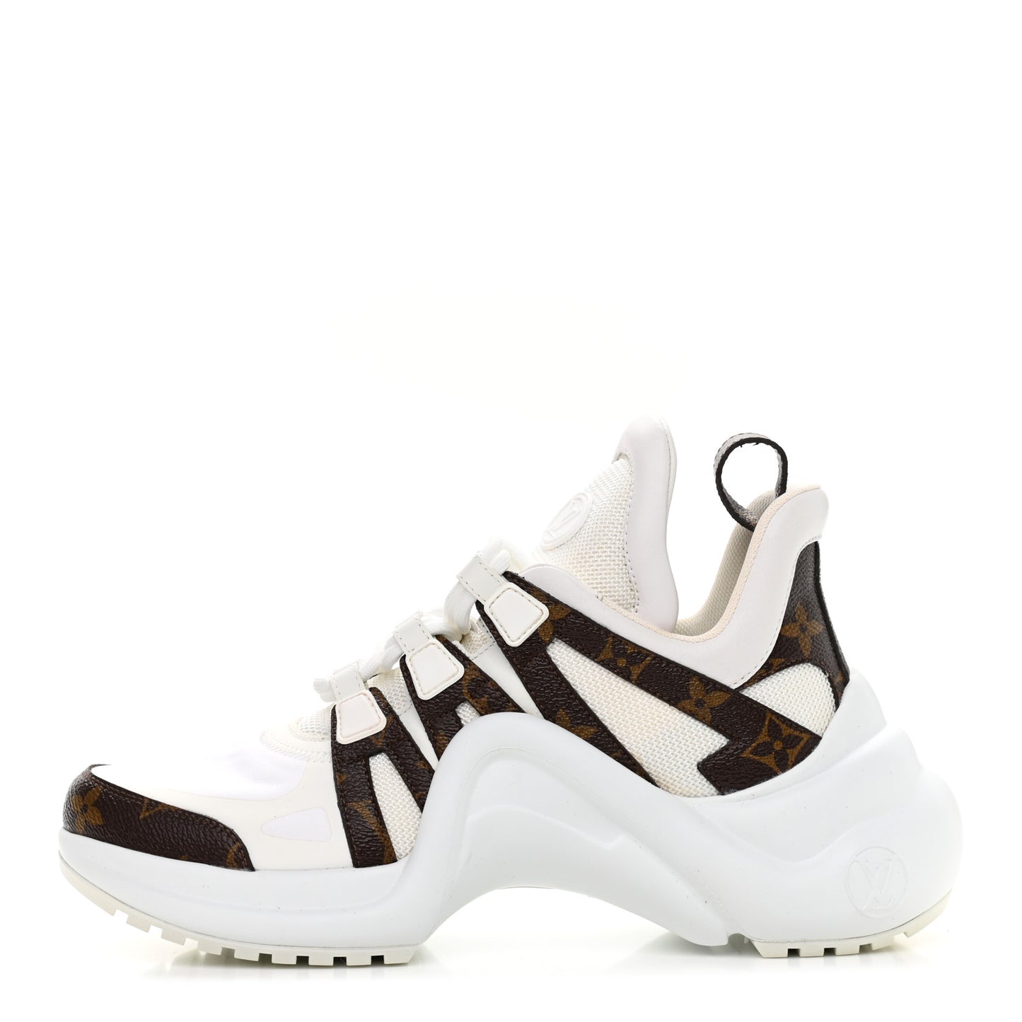 Patent Monogram LV Archlight Sneakers 37.5 White