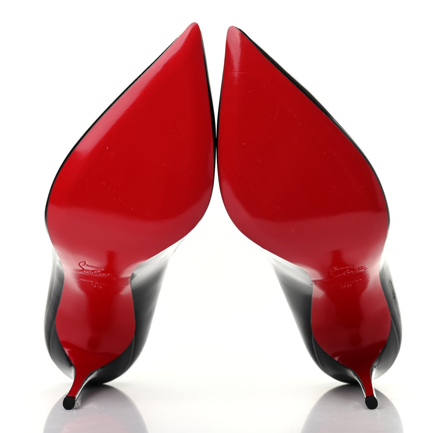 Christian Louboutin Patent Pigalle Follies 120 Pumps 39 Black 5 of 7