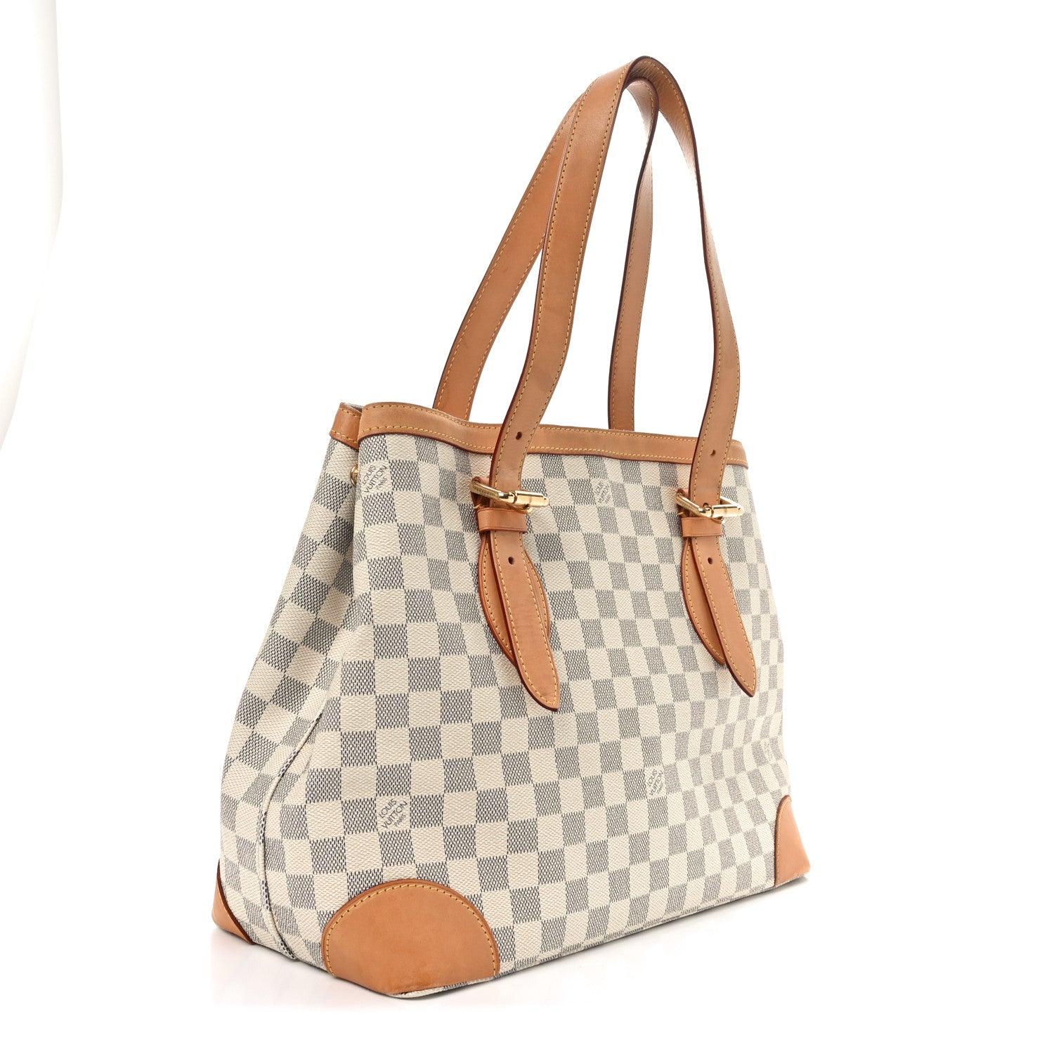 Louis Vuitton Damier Azur Hampstead MM 3 of 9