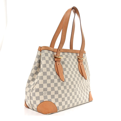 Louis Vuitton Damier Azur Hampstead MM 3 of 9