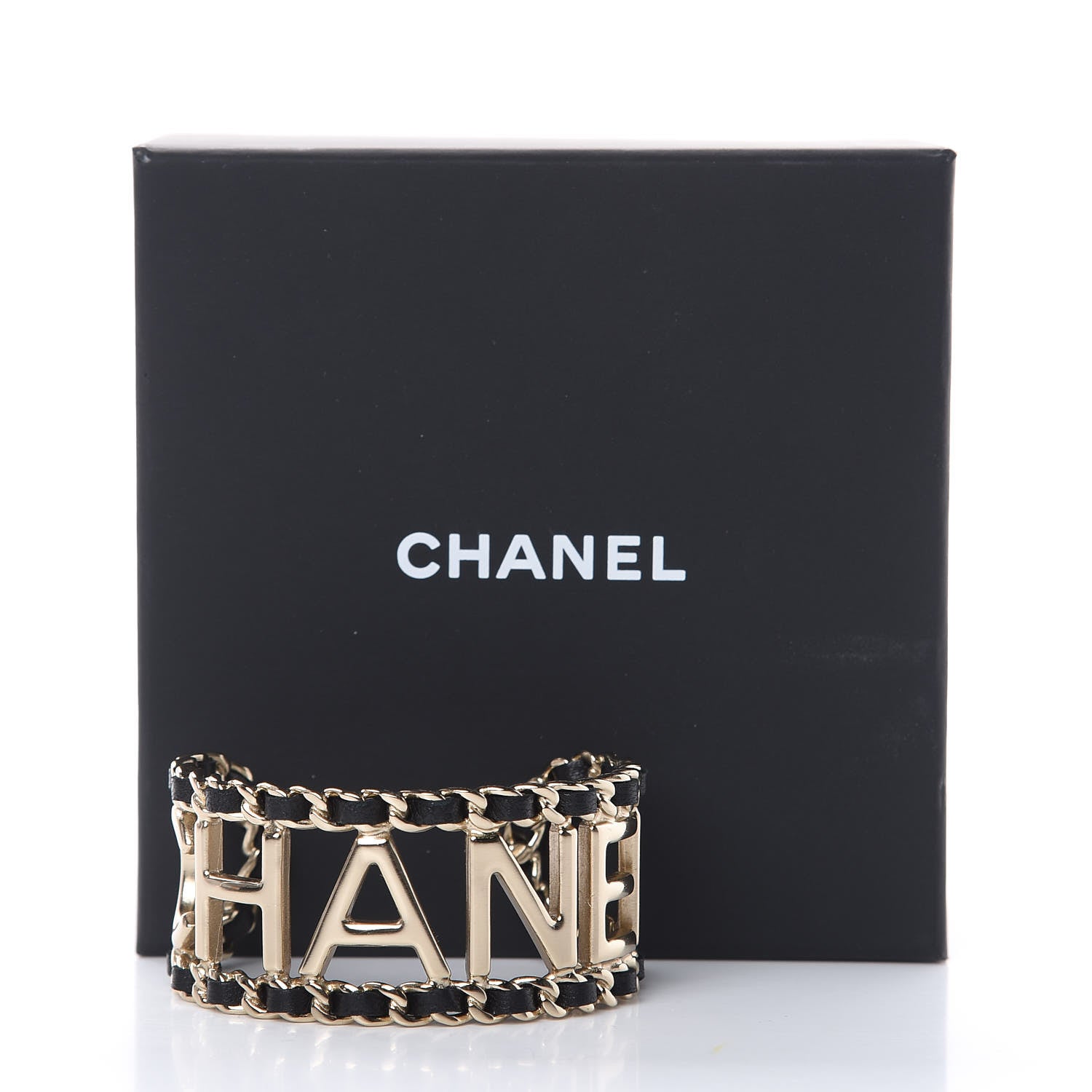 Chanel Lambskin Chain Vintage Allure Bracelet Gold 5 of 5