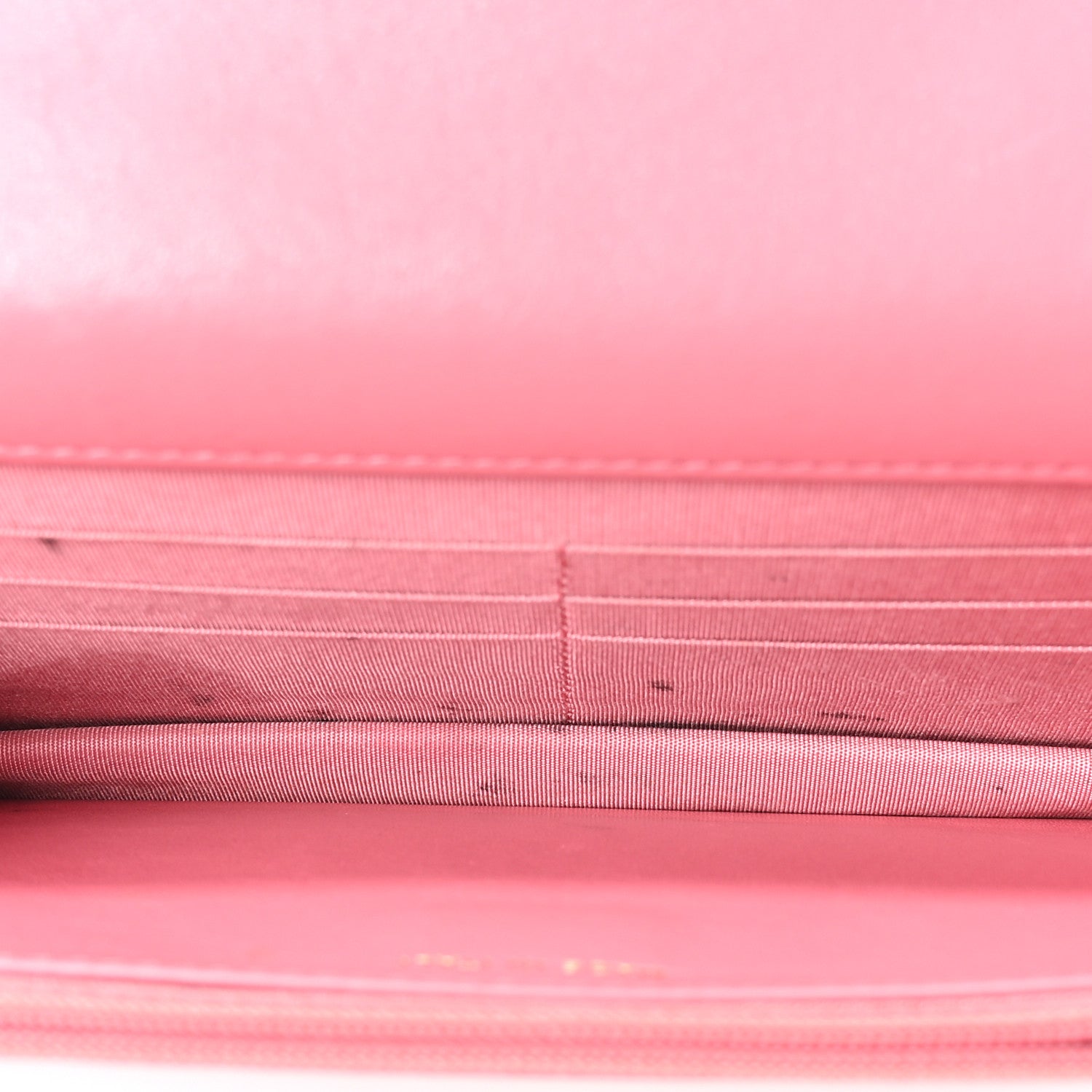 Chanel Lambskin Quilted Chanel 19 Wallet On Chain WOC Pink 5 of 11