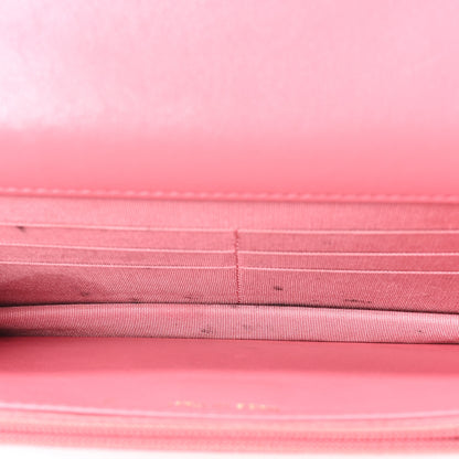 Chanel Lambskin Quilted Chanel 19 Wallet On Chain WOC Pink 5 of 11