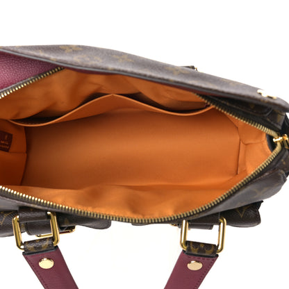 Louis Vuitton Monogram Manhattan NM Raisin 5 of 9