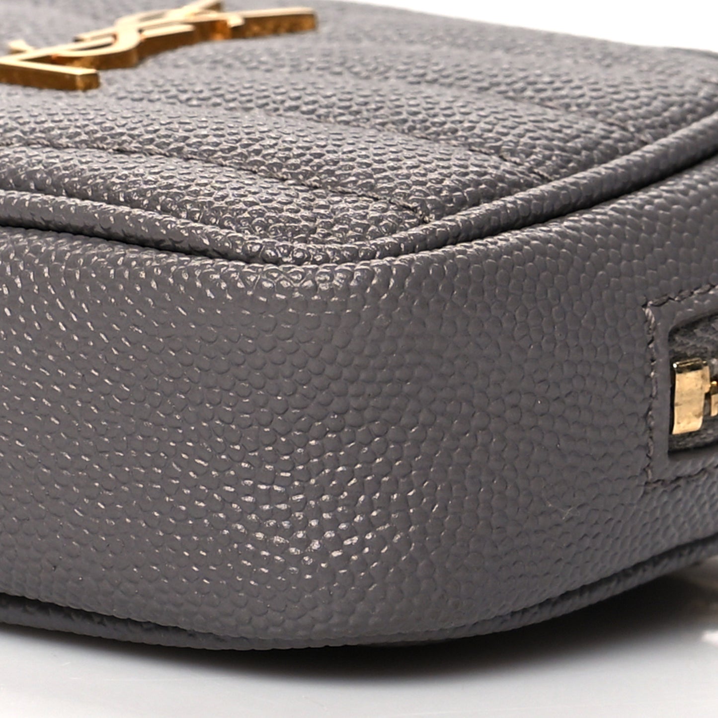 Grain De Poudre Matelasse Monogram Baby Lou Camera Bag Fog