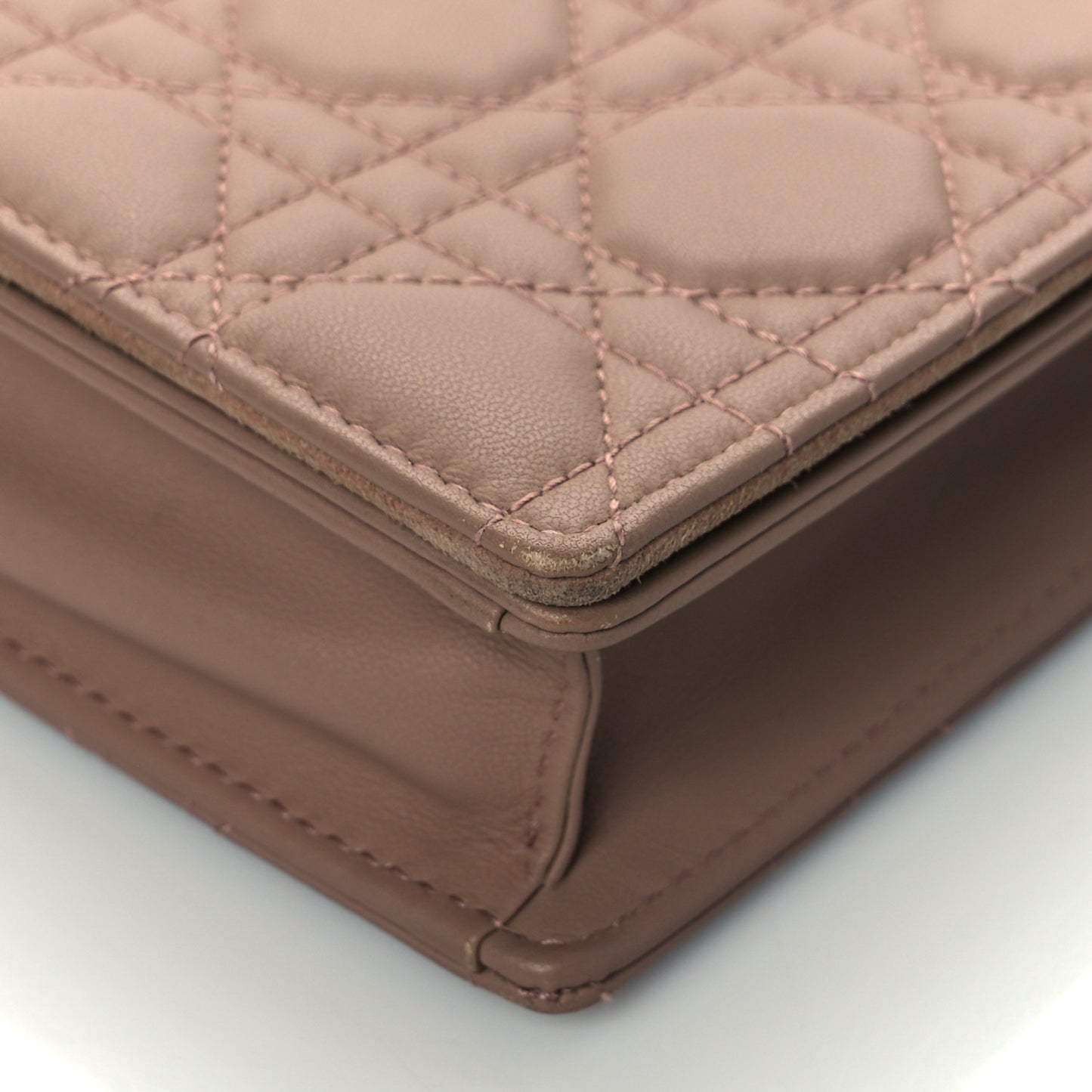 Ultra Matte Calfskin Cannage Lady Dior Clutch Fard