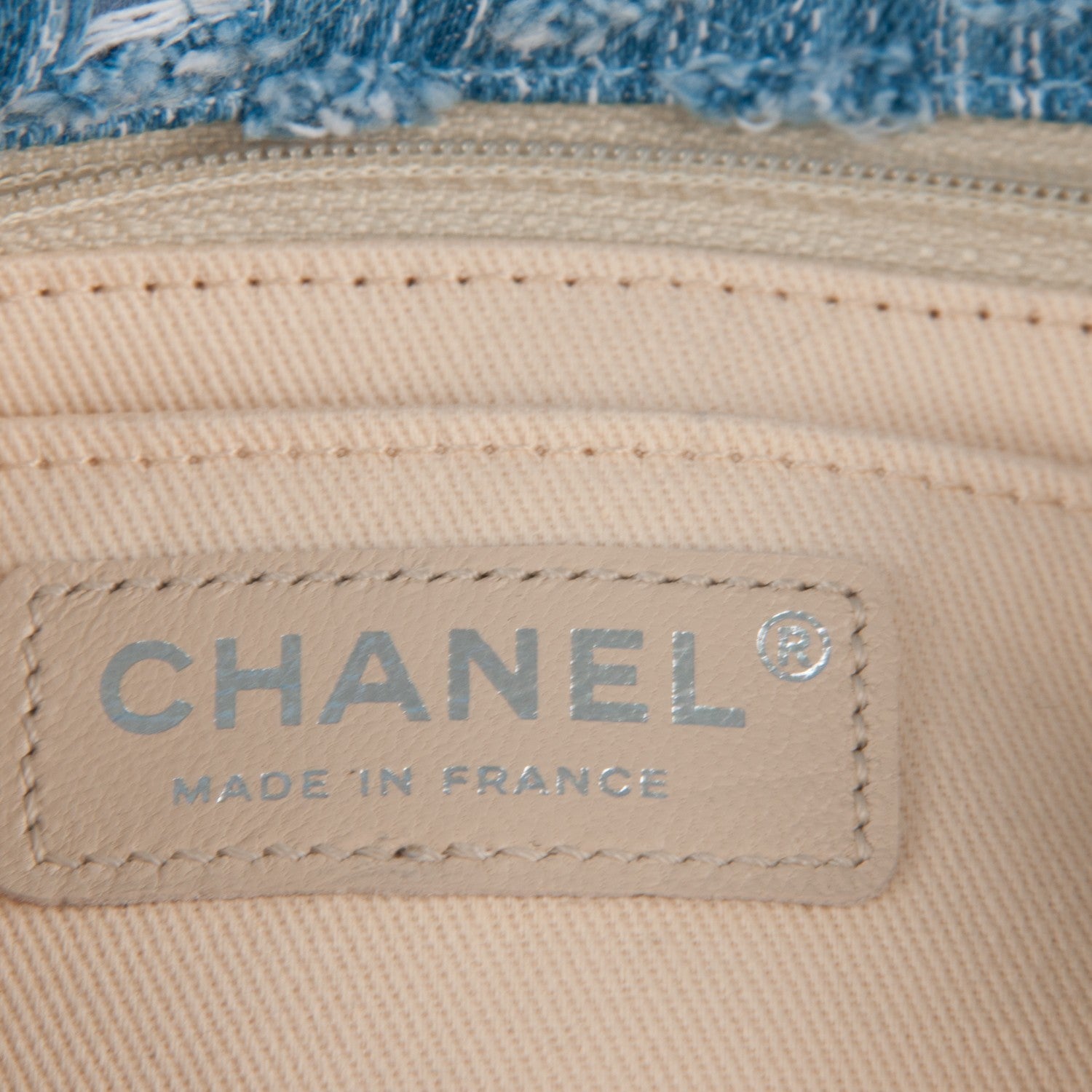 Chanel Woven Denim Medium Flap Multicolor 6 of 7
