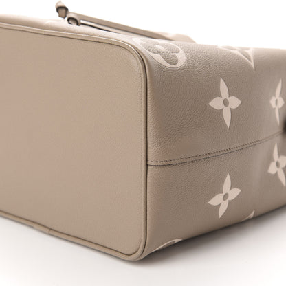 Louis Vuitton Empreinte Monogram Giant Neonoe MM Tourterelle Creme 8 of 11