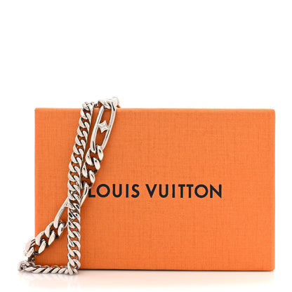 Louis Vuitton Metal LV Figaro Chain Belt Silver 5 of 5