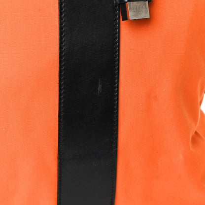 Gucci Nylon Calfskin Duffle Bag Orange 20 of 25