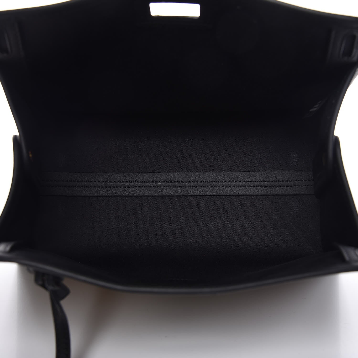 Fendi Glazed Fabric Vitello Century FF 1974 Stamp Patch Mini Peekaboo Defender Cover Mogano Panna Black 5 of 10