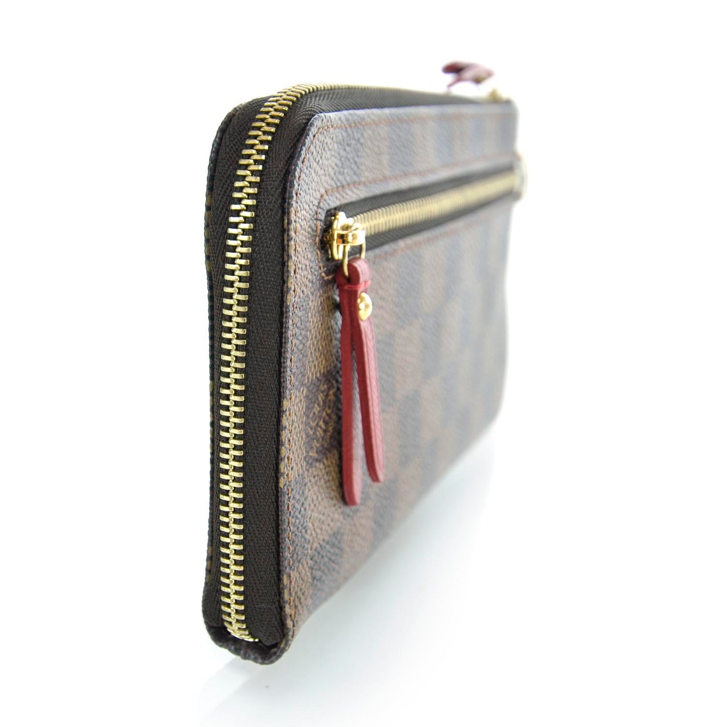Damier Ebene Complice Trunks and Bags Wallet Red