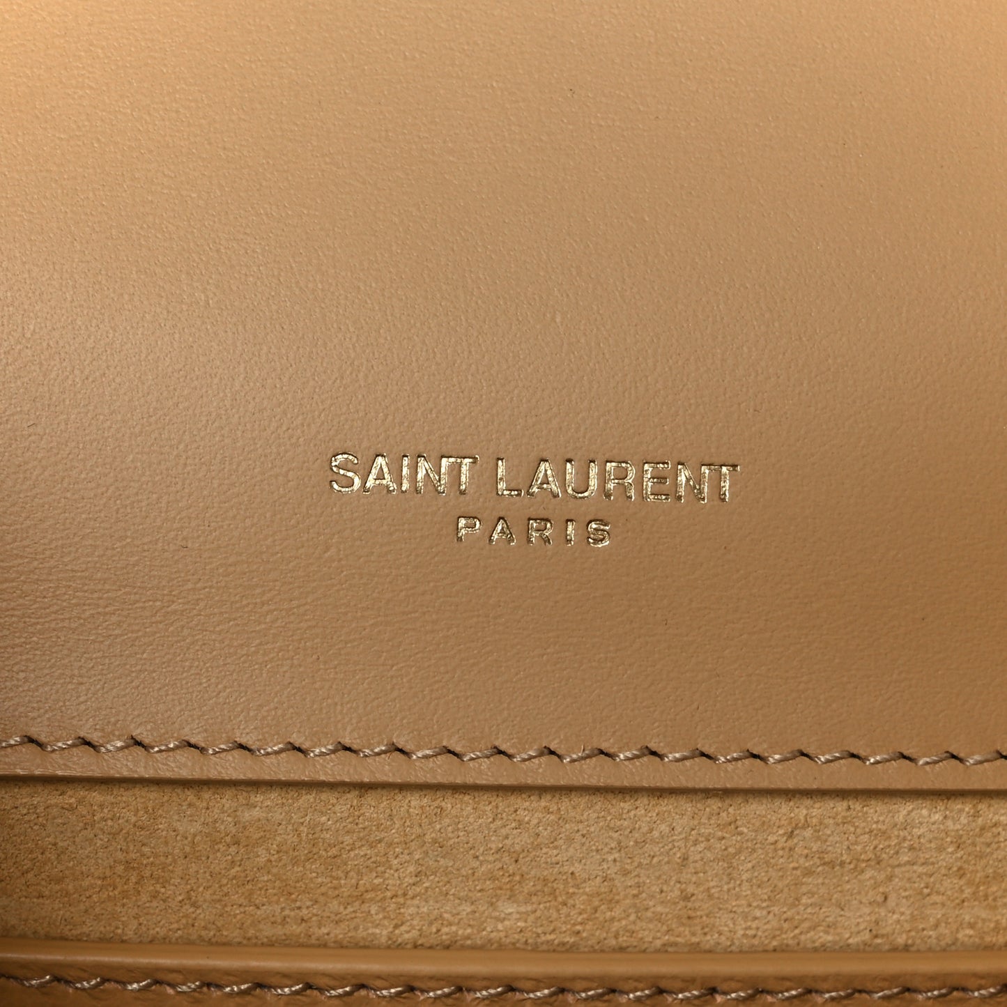 Metallic Calfskin Small Classic Monogram Kate Tassel Satchel Gold