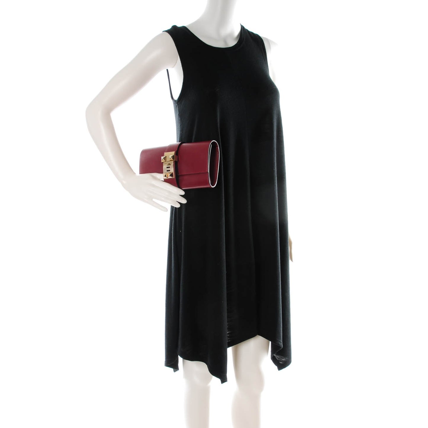 Tadelakt Medor 23 Clutch Rouge H