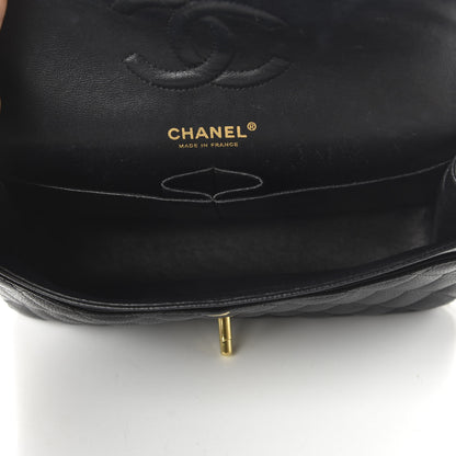 Chanel Caviar Quilted Medium Double Flap Black 5 of 11