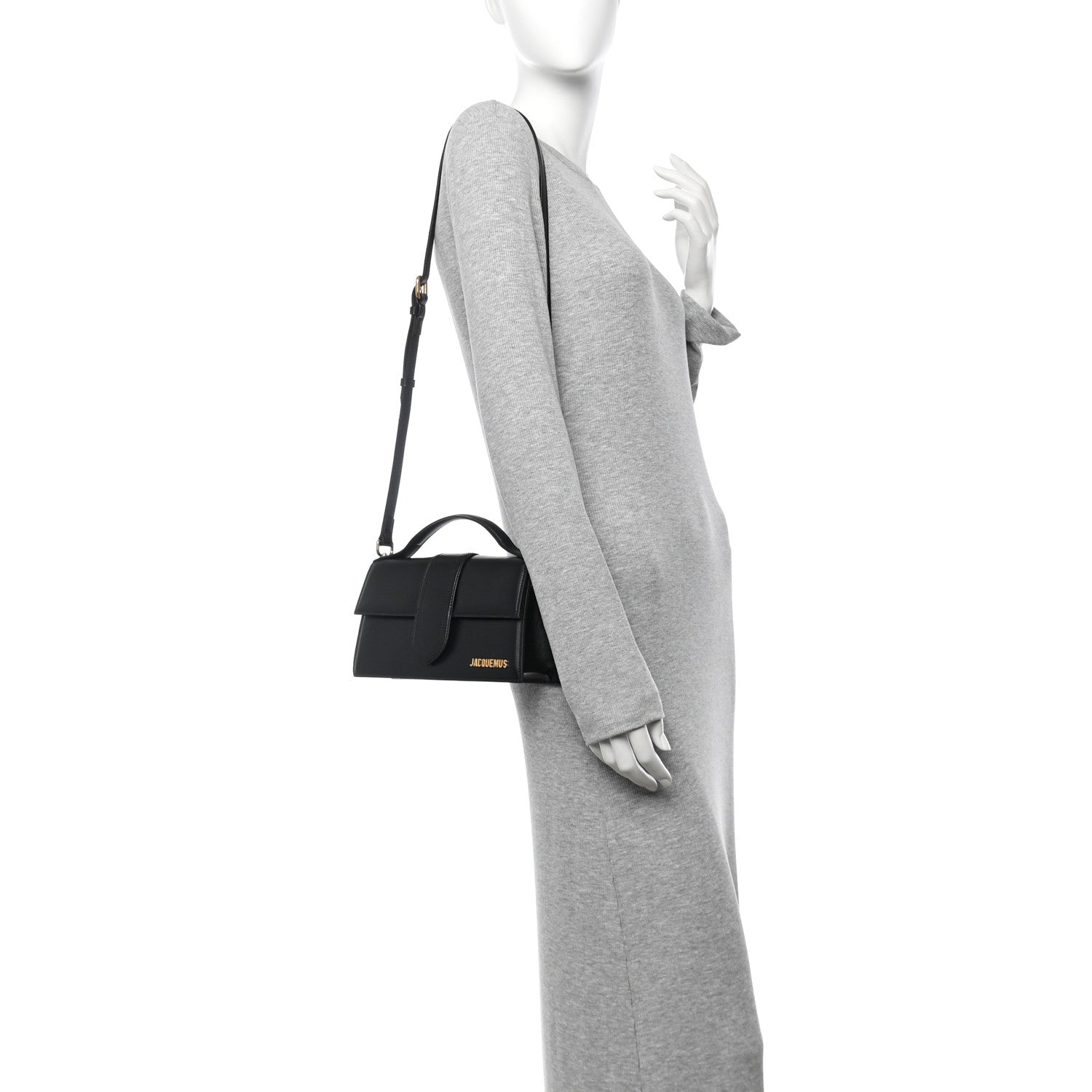 Jacquemus Smooth Calfskin Le Grand Bambino Black 2 of 11