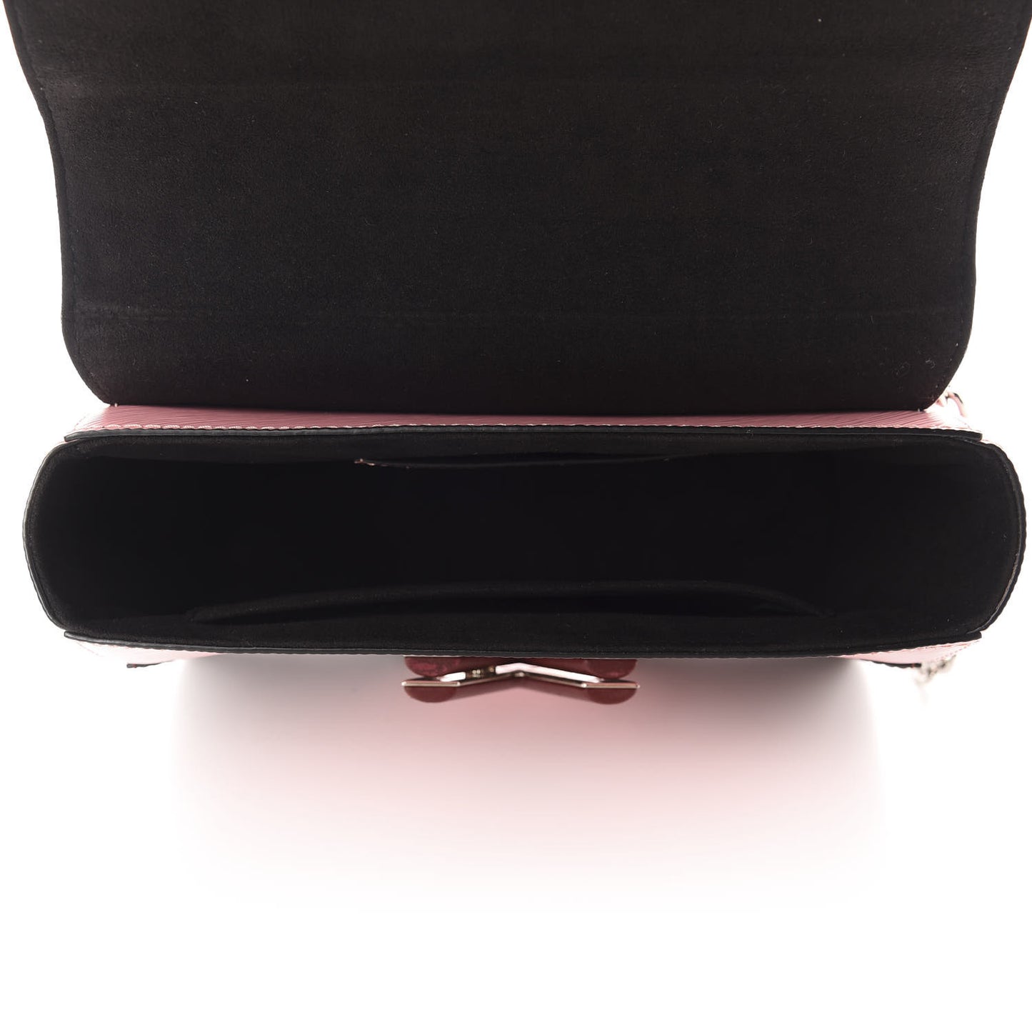 Epi Braided Twist Shoulder Bag MM Rose Ballerine