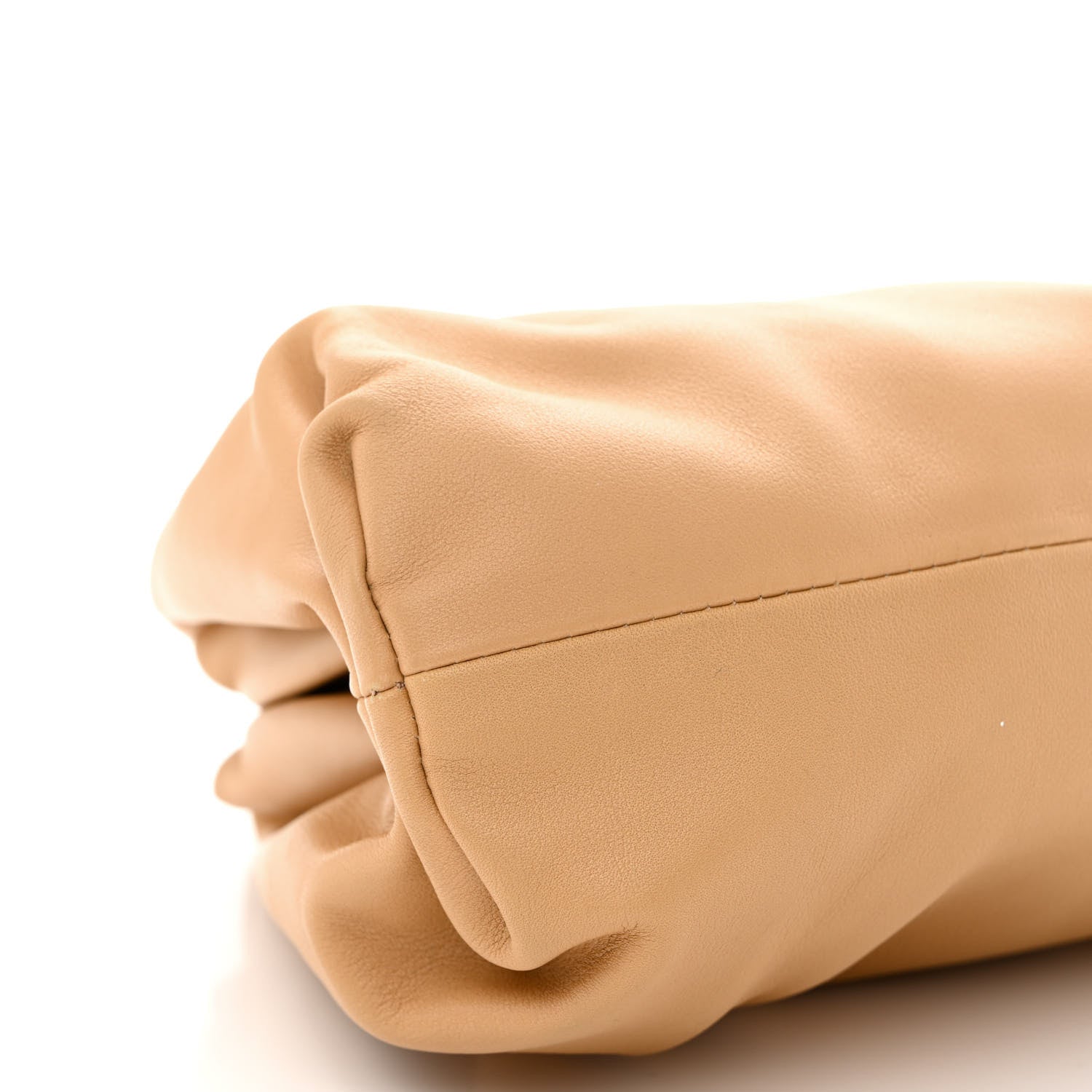 Bottega Veneta Smooth Butter Calf The Pouch Oversized Clutch Biscotto 9 of 11