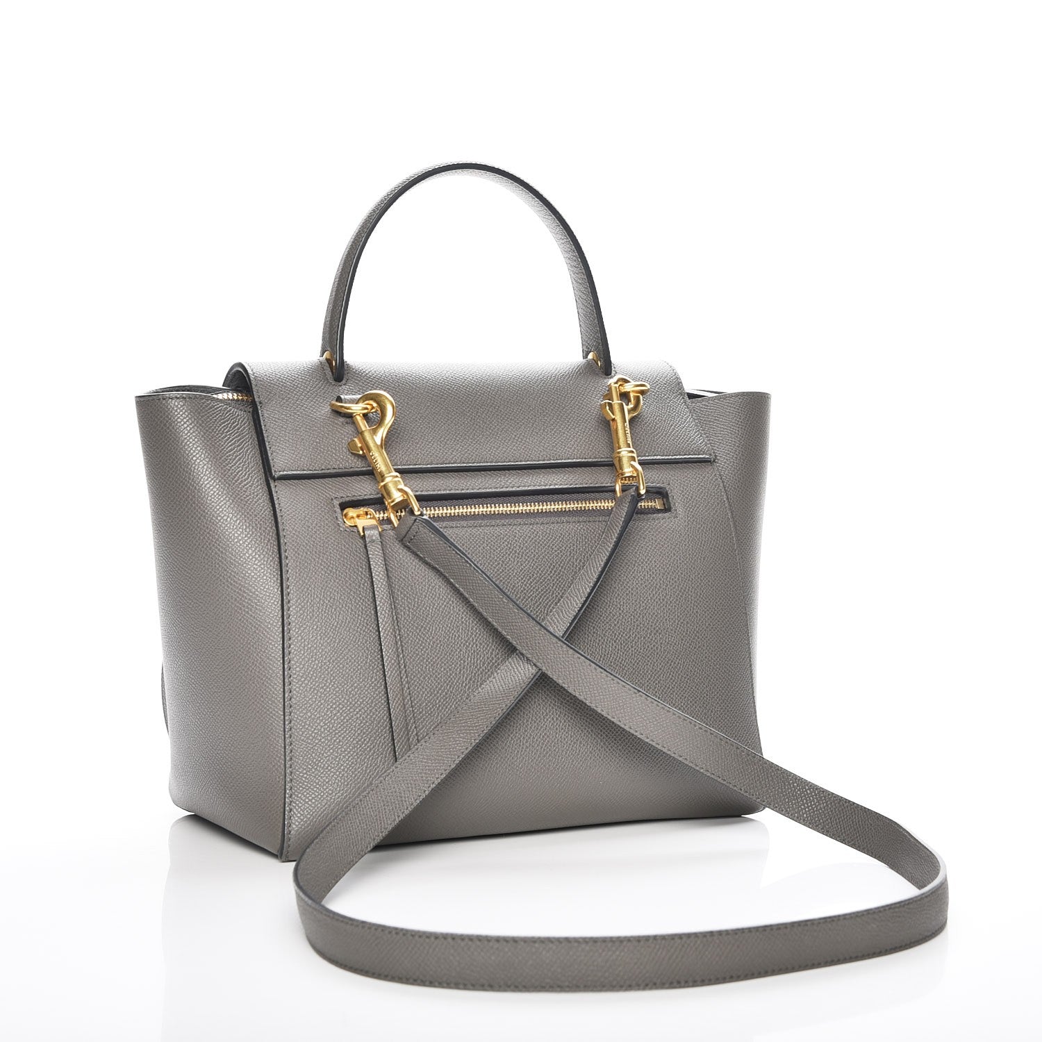 Celine Baby Grained Calfskin Micro Belt Bag Grey 5 of 10