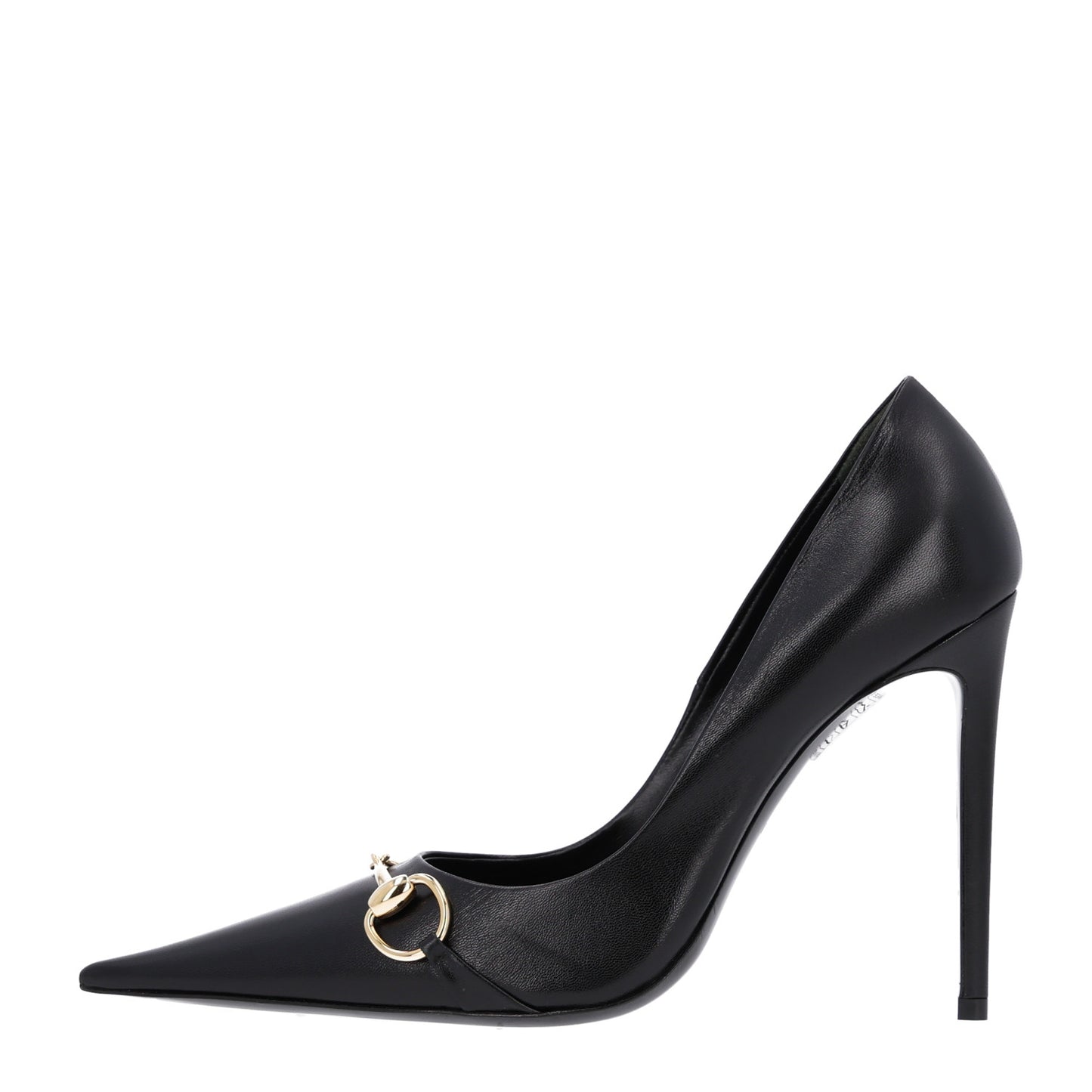 Smooth Nappa Horsebit Donna Pumps 39 Black