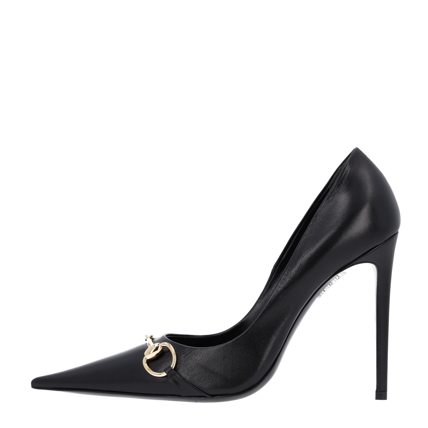 Gucci Smooth Nappa Horsebit Donna Pumps 39 Black 1 of 10