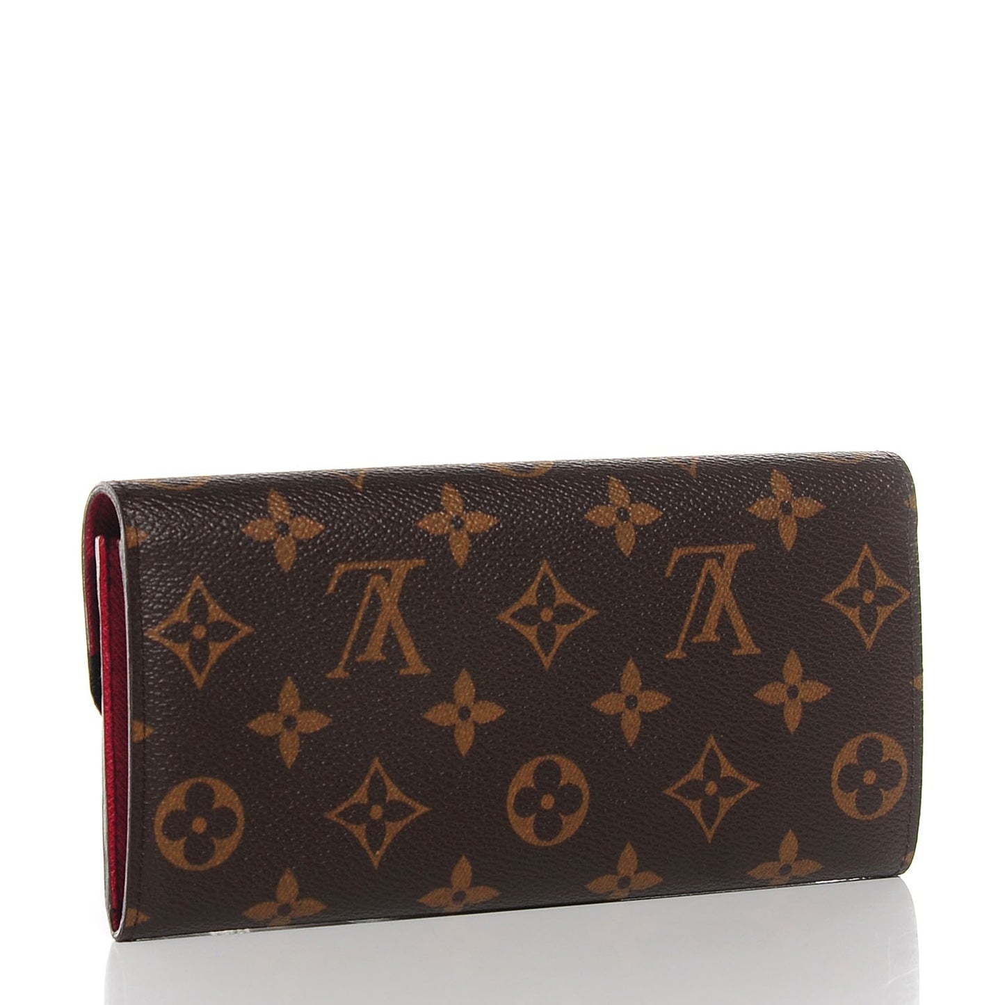 Monogram Emilie Wallet Red