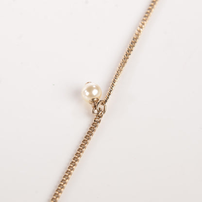 Chanel Pearl CC Pendant Necklace Gold 5 of 7