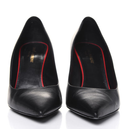 Saint Laurent Calfskin Anja 85 Pumps 40 Black 2 of 11